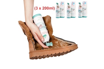 NATRUDES - Fuß & Schuhdesinfektion schützt vor Fusspilz, beugt Gerüchen vor - (600ml) Sprühflasche mit speziellem Sprühkopf